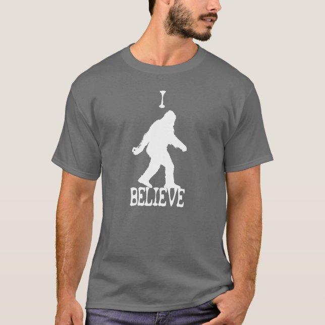 Sasquatch - eu acredito o t-shirt (Frente)