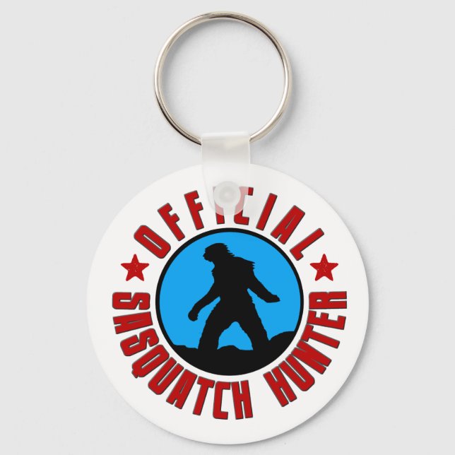 Sasquatch Hunter Chaveiro com Pé Grande. (Frente)
