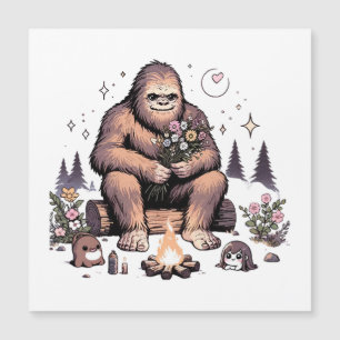 Sasquatch Segurando Flores