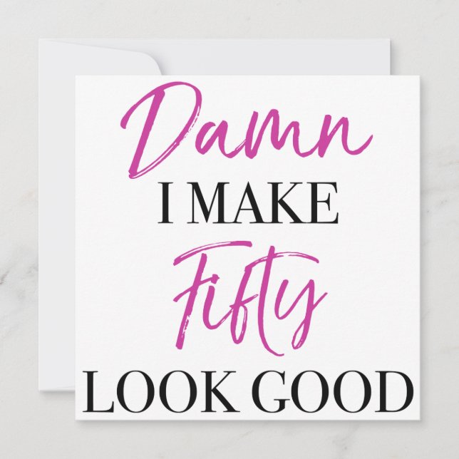 Sassy 50º Aniversário (Frente)