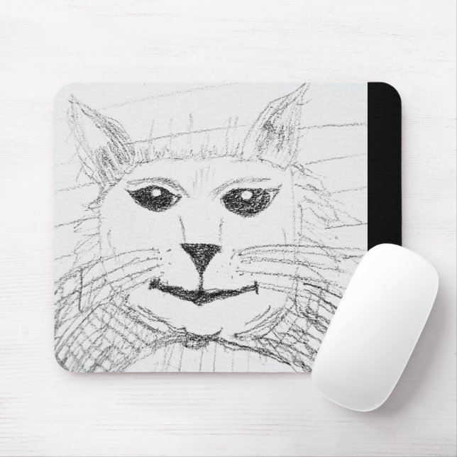 Sassy Cat Mousepad (Com mouse)