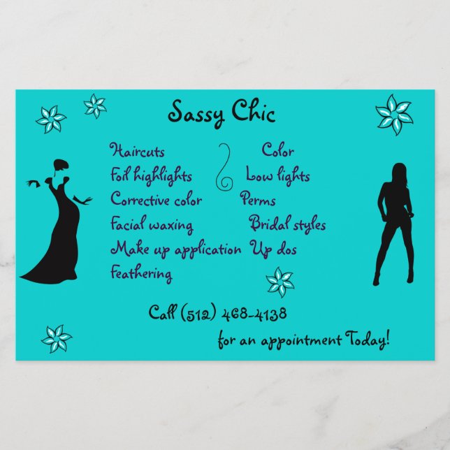 Sassy Chic Flyers (Frente)