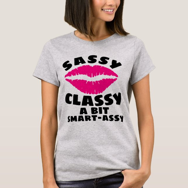 SASSY CLASSY SMART ASSY LADIES T-Shirts DE ANIVERS (Frente)