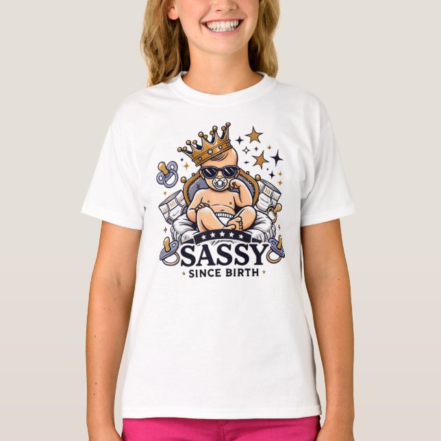 Sassy Desde a Camiseta Nascente (Frente)