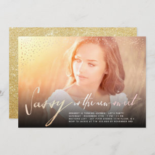 Sassy É O Novo 16º Convite Para Festas de aniversá