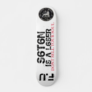 SATA É UM PERDEDOR Não Venda a Alma Skateboard
