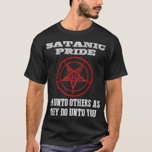 Satanás do Orgulho Satânico T camisa Presentes R