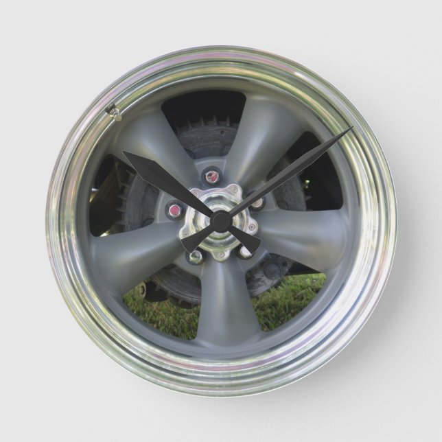 Satin Termine Cinco Relógio De Roda Falsa (Frente)