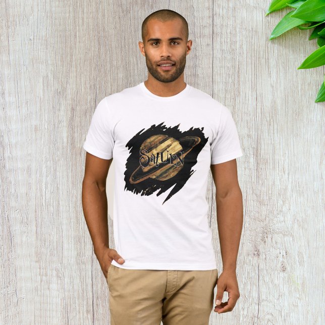 Saturn Mens T-Shirt (Criador carregado)