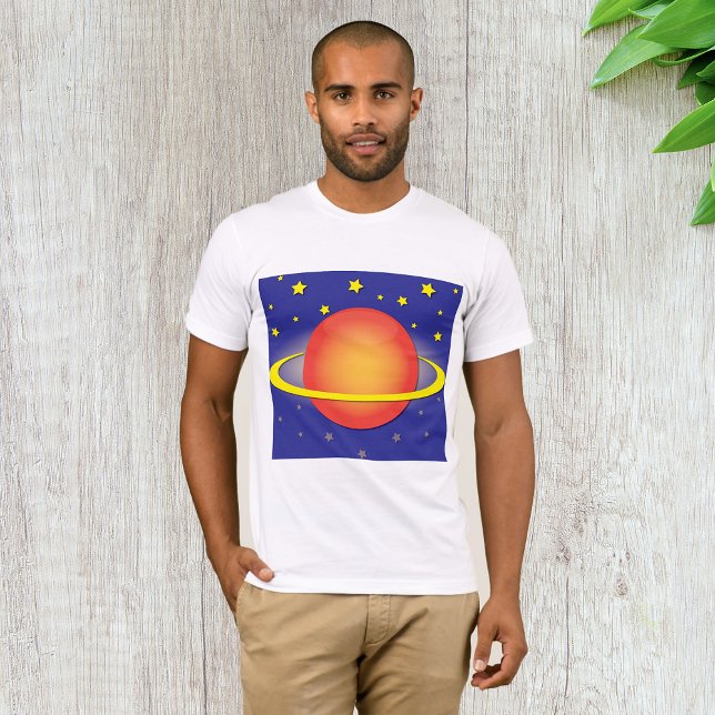 Saturn Mens T-Shirt (Criador carregado)
