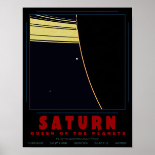 SATURN, rainha do poster dos planetas