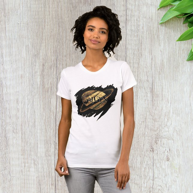 Saturn Womens T-Shirt (Criador carregado)