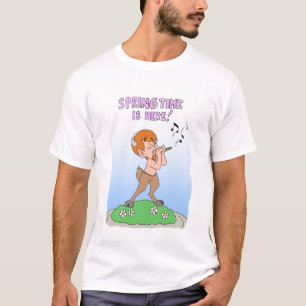 Satyr com Pan Flute T-Shirt
