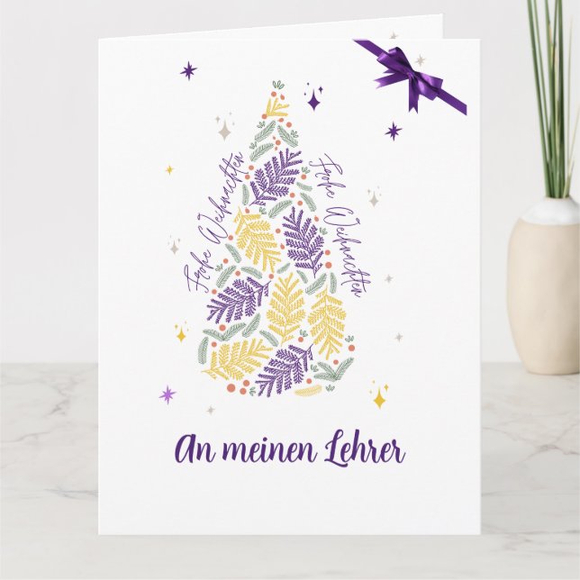 SAUDAÇÃO AOS PROFESSORES CARTÃO ALEMÃO (Frente)