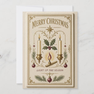 Saudação de Natal, Estilo de Rótulo de Caixa de Fó