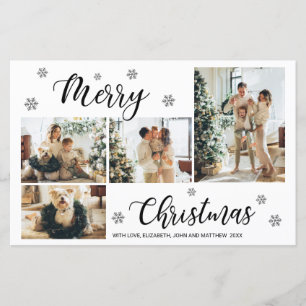 Saudação de Natal para Colagem de Fotos Minimali