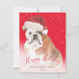 Saudação Dourada do Sazonal Vermelho Feriado