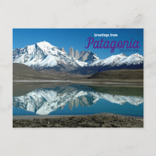 Saudações da Patagônia Argentina Cartão postal