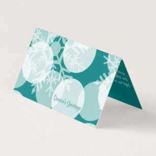 Saudações da temporada - Cartão dobrável de Holida