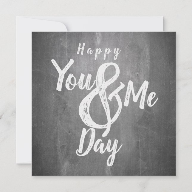 Saudações de aniversário no chalkboard look (Frente)