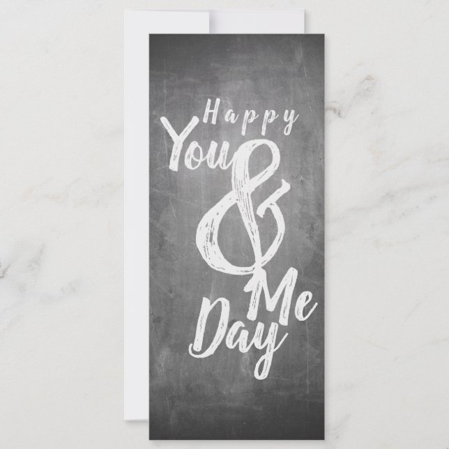 Saudações de aniversário no chalkboard look (Frente)