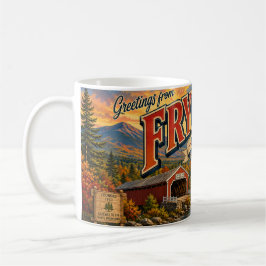 Saudações de Fryeburg Maine Caneca de Café