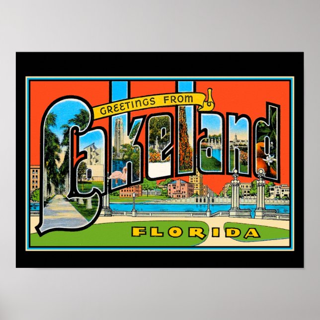 Saudações de Lakeland Poster (Frente)