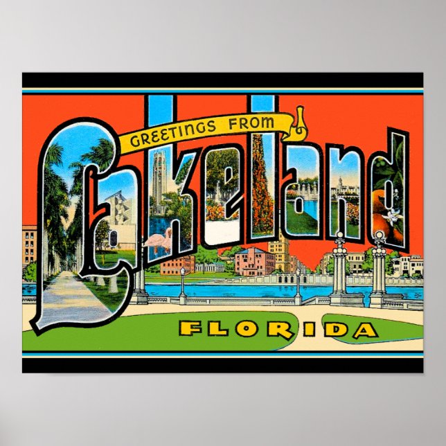 Saudações de Lakeland Poster (Frente)
