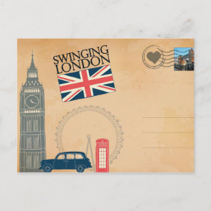Saudações de Londres, Cartão Postal do Reino Unido