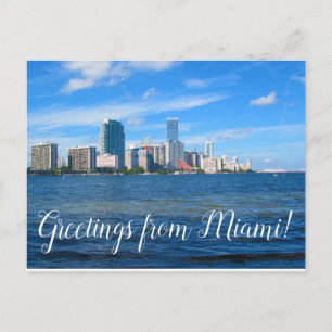 Saudações de Miami Flórida Cartão Postal