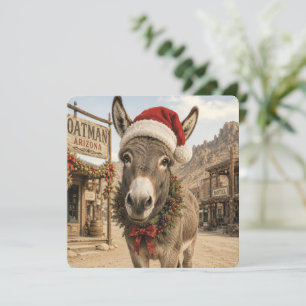 Saudações de Natal do Burro de Oatman