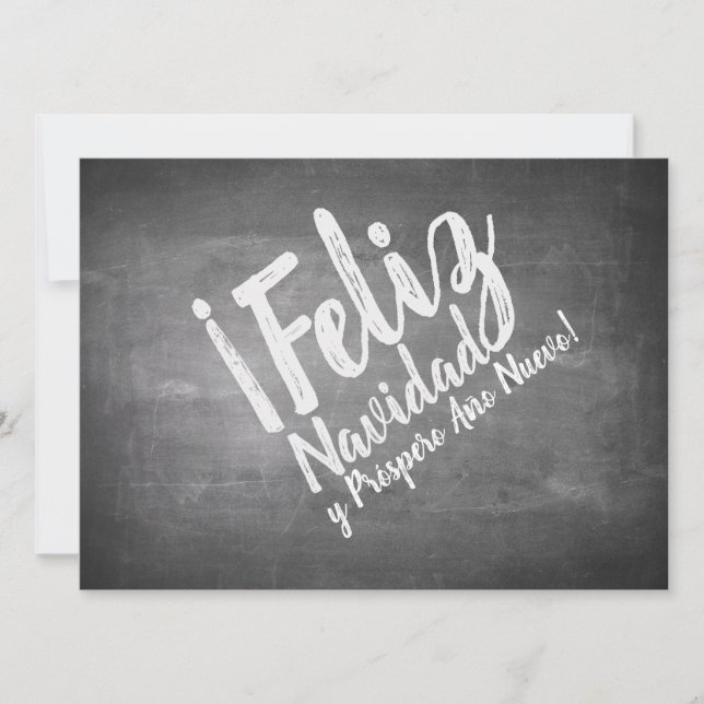 Saudações de Natal no Quadro Negro (Frente)