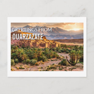 Saudações de Ouarzazate, Marrocos Cartão Postal