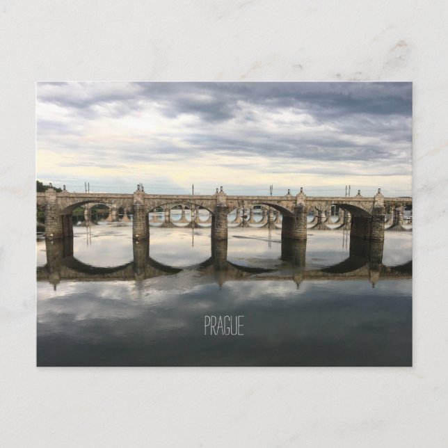 Saudações de Praga! Cartão Postal (Frente)