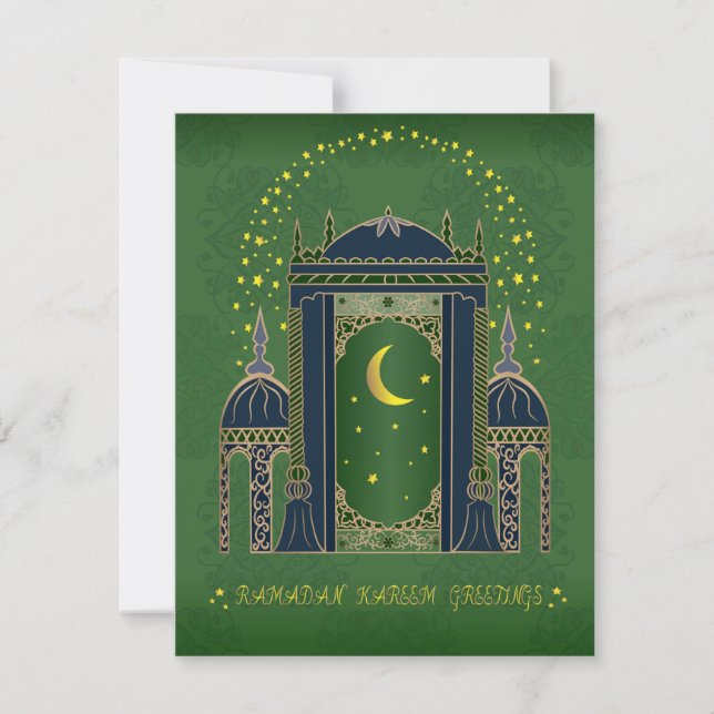 Saudações de Ramadan Kareem (Frente)