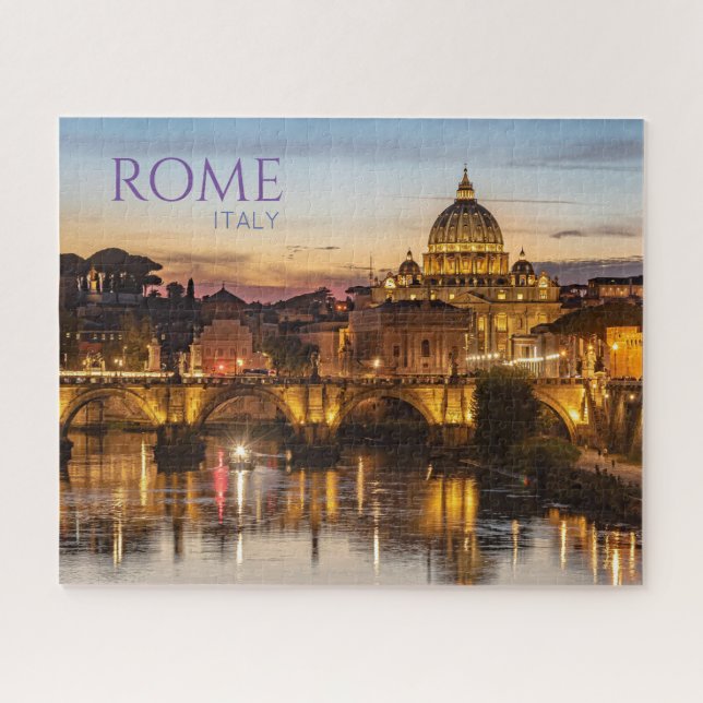 Saudações de Roma Itália Quebra-Cabeça (Horizontal)