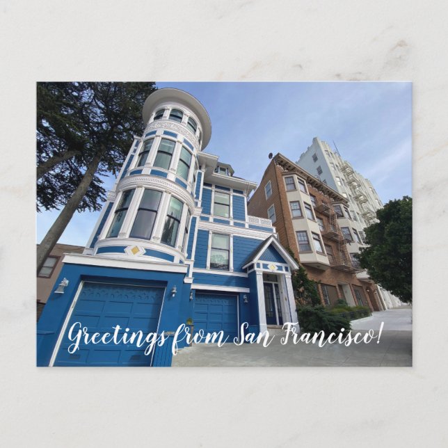 Saudações de São Francisco! Cartão Postal (Frente)