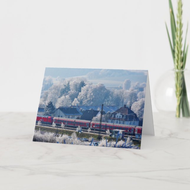 Saudações de Temporada Desejos Quentes Cartão de F (Frente)