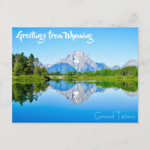 Saudações de Wyoming Grand Tetons Cartão Postal