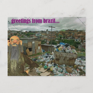 saudações do brasil cartão postal