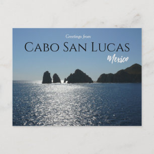 Saudações do Cabo San Lucas México Cartão postal