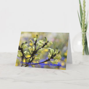 Saudações do Cartão da Austrália Ocidental