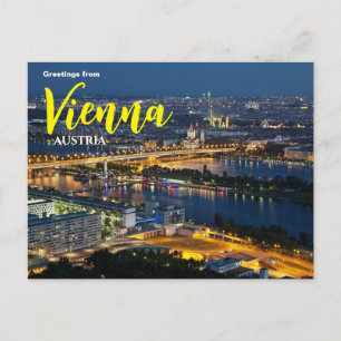 Saudações do Cartão Postal austríaco de Viena