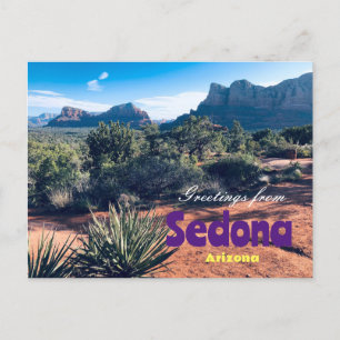 Saudações do Cartão Postal Cênico da Arizona Sedon