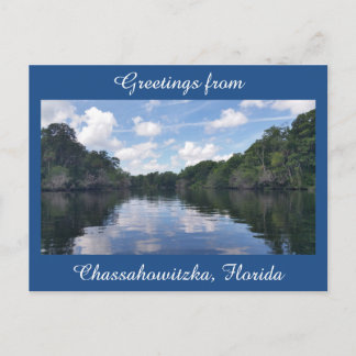 Saudações do cartão postal Chassahowitzka Florida
