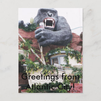 Saudações do Cartão Postal da Cidade do Atlântico