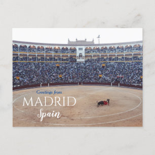 Saudações do cartão postal da Espanha Madrid