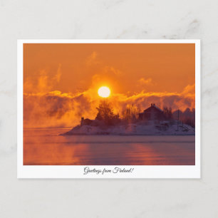 Saudações do cartão postal da Finlândia