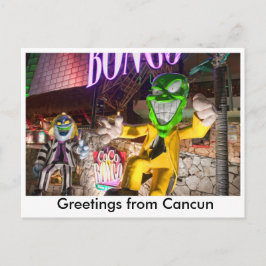 Saudações do Cartão Postal de Cancún