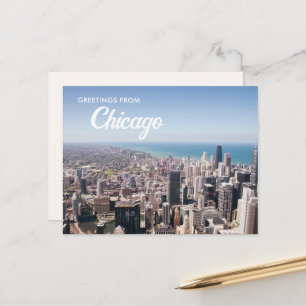 Saudações do Cartão Postal de Chicago
